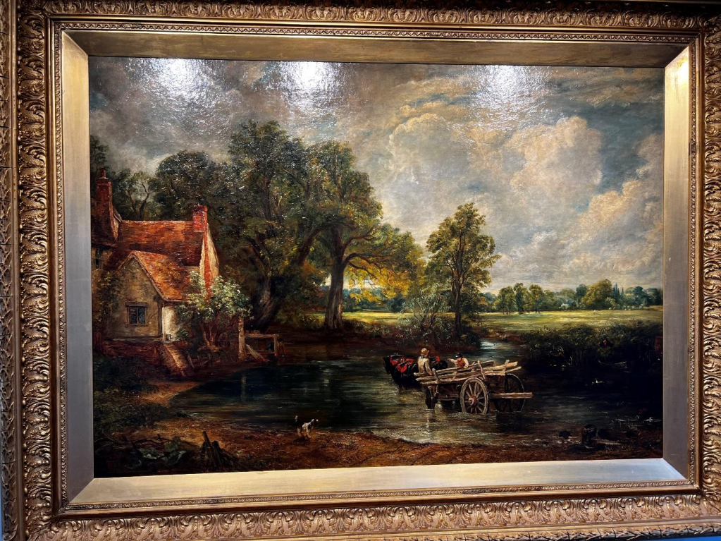 John Constable’s The Haywain and Copyists in the Gallery